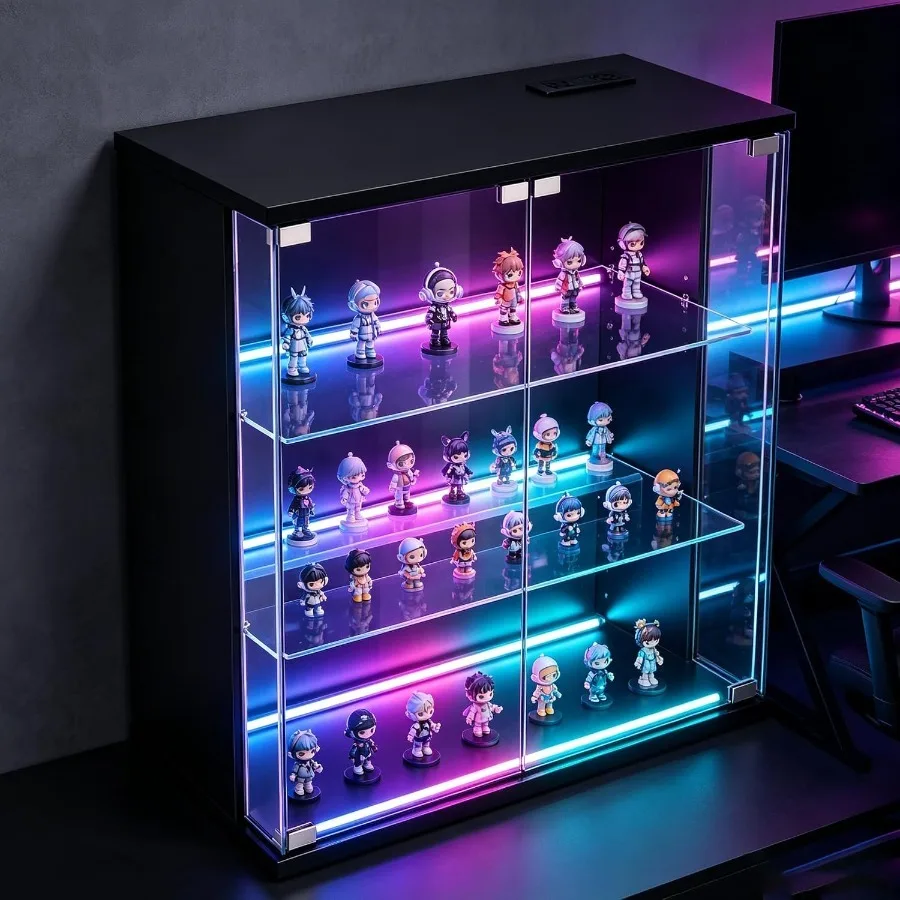 Oturma Odası için Vitrin Dolab - Lighting incelemesi ve fiyatı